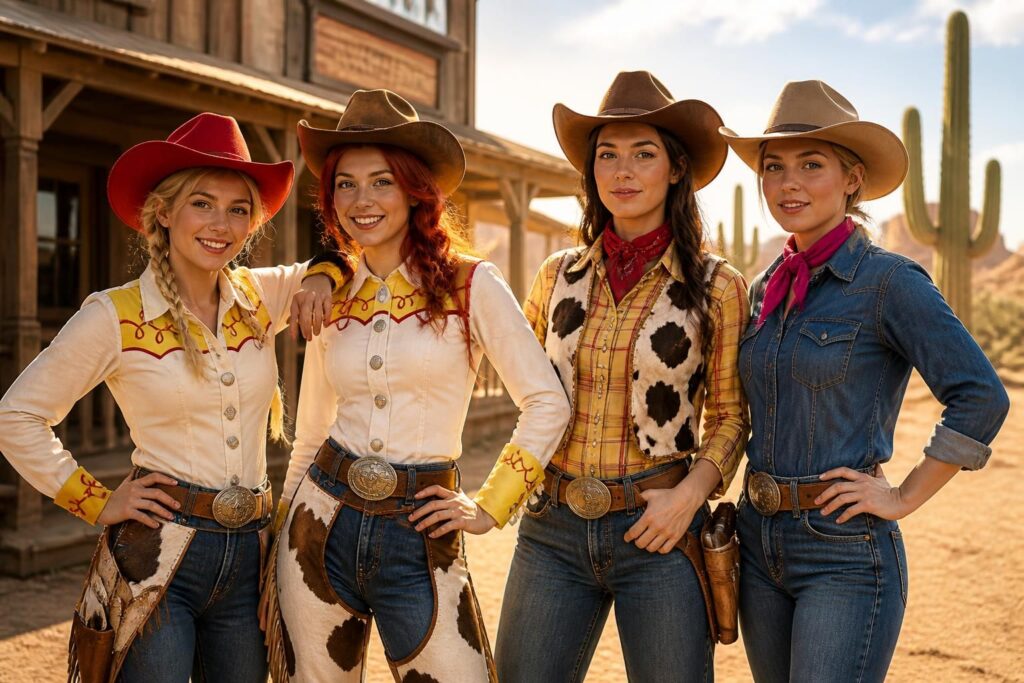 découvrez les personnages féminins incontournables et les costumes emblématiques de cowboy toy story, entre aventures et style western.