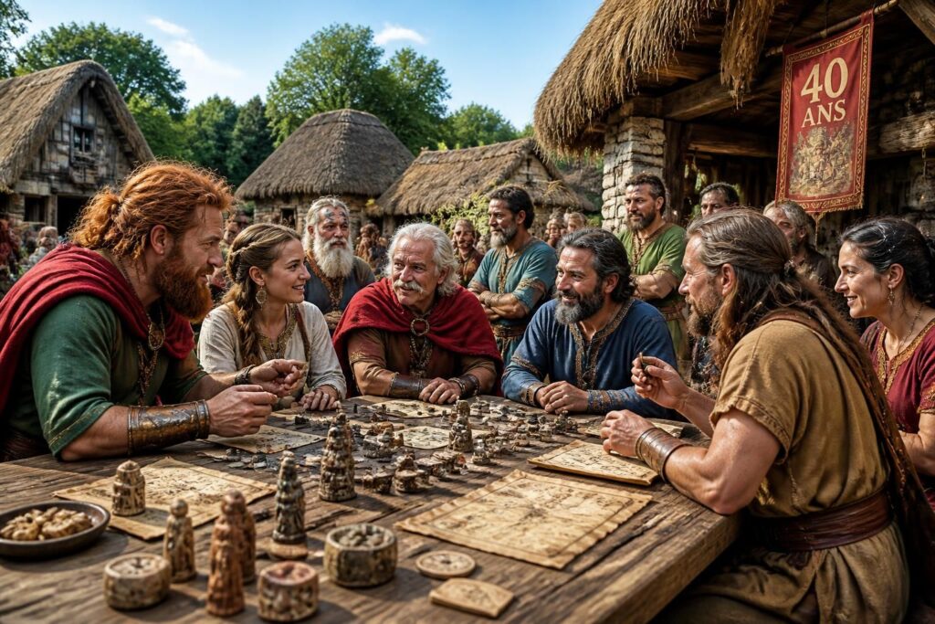 découvrez l'histoire fascinante du jeu le gaulois, qui célèbre 40 ans d'aventures ludiques captivantes et de moments de partage inoubliables.