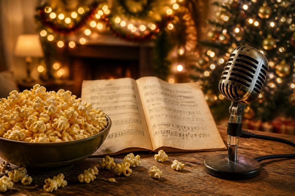 Paroles de Santa Popcorn Salé à imprimer, karaoké et partition