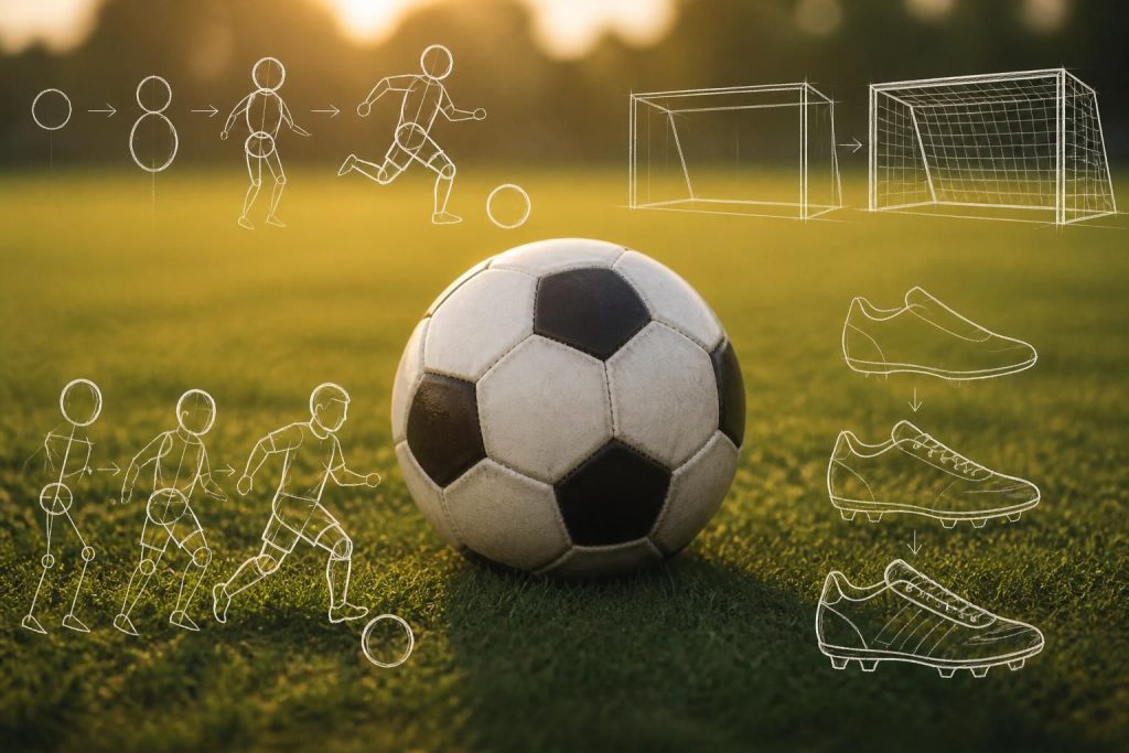découvrez des dessins de foot faciles à réaliser avec des modèles à imprimer pour tous les niveaux. idéal pour les passionnés et les débutants souhaitant apprendre et s'amuser.