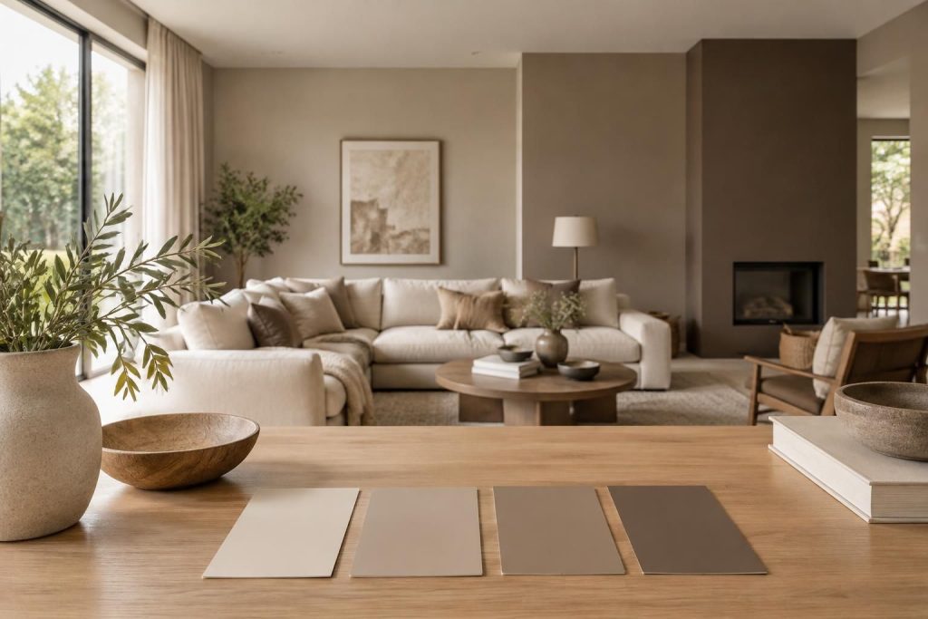 découvrez la couleur taupe : nuancier, nuances claires ou foncées et conseils pour choisir la peinture idéale pour vos murs.